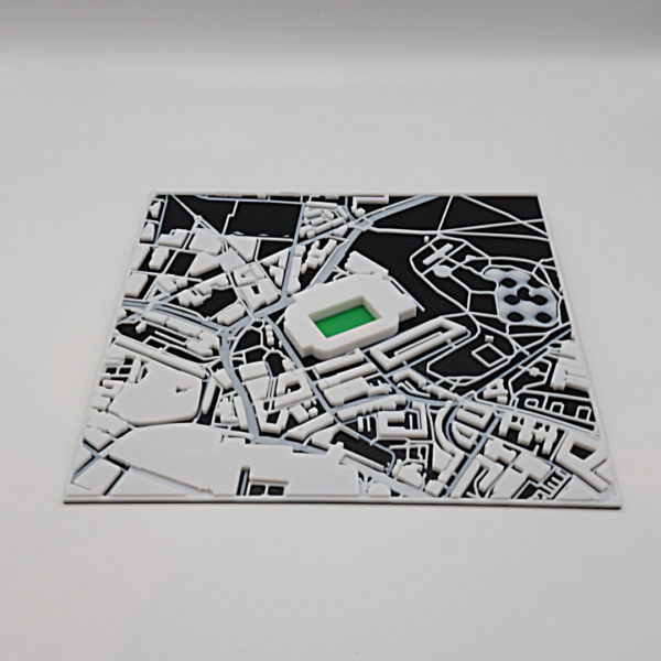 Aerial 3D St James Park Stadium