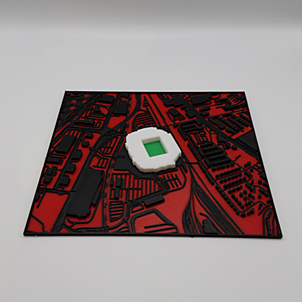Aerial 3D Old Trafford Stadium