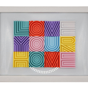 Framed “Love Your Home” Decorative Piece
